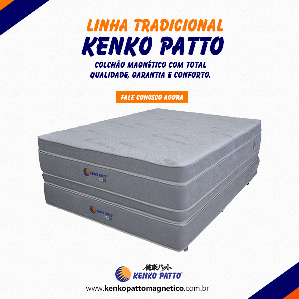 Kenko Patto linha tradicional Colchão Magnético Kenko